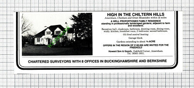 Amersham Chesham Great Missenden House Sale Advert - 1980 Cutting