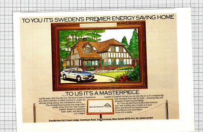 C72) Scandia-Hus Ltd East Grinstead Sussex - 1989 Advert
