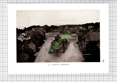 Leyburn Yorkshire / Nunnington  Blanchland Northumberland - 1932 Cutting/ Print