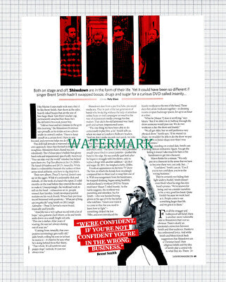 (X428) Shinedown Band Brent Smith - 2015 Magazine Article