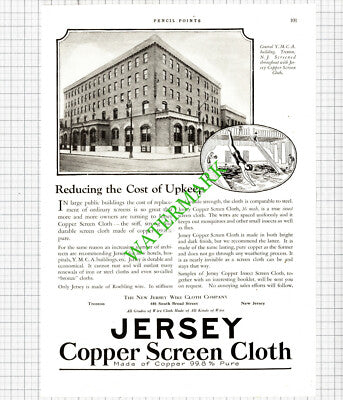 YMCA Trenton New Jersey Wire Cloth Co  A M Byers Company Pittsburgh 1926 Cutting