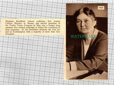 C3252) Margaret Bondfield Labour Politician - 1938 Clip