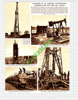 Earkring Nottinghamshire Oilfields - 1947 Cutting