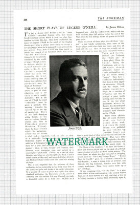 X1101) Eugene O'Neill  Playwright  - 1933 Article
