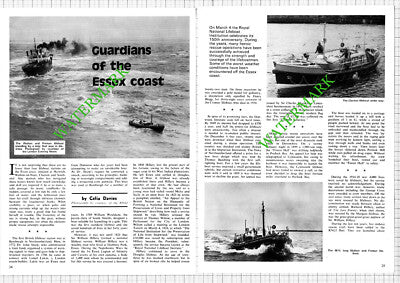 Walton and Frinton Lifeboat Clacton Essex - 1974 Article / Print