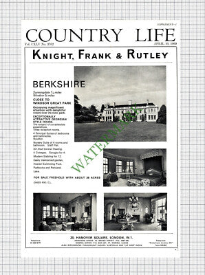Sunningdale Berkshire House Sale Advert - 1969