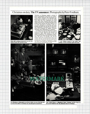 X1029) Guy Blackmore Thames Television - 1976 Cutting