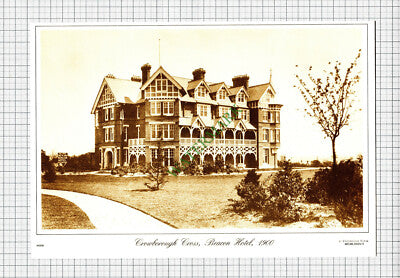 Crowborough Cross Beacon Hotel - c.1990s Print
