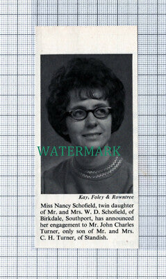 C4947) Miss Nancy Schofield Birkdale Southport John Turner Standish - 1970 Clip