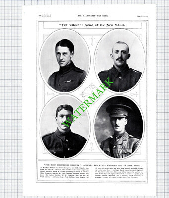 William La Touche Congreve McNess Scots JV Holland Leinster WW1 - 1916 Cutting