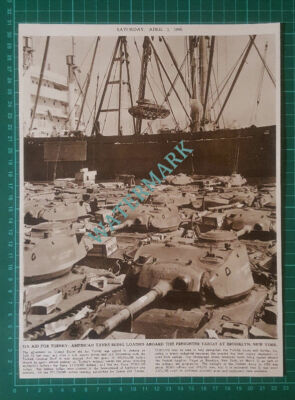 (X350) Freighter YAZGUT At Brooklyn New York American Tanks Turkey - 1948 Clip