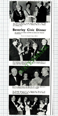 9705) Beverley Civic Hull Neville Hobson Revd Bruce-Hannah   - 1967 Cutting