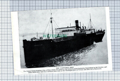 C4711) The City Of Flint US Freighter Ship Captured - 1950s Clip