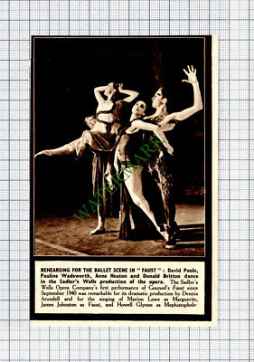 Sadler's Wells David Poole Pauline Wadsworth Anne Heaton Donald Britton  -1947