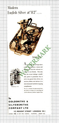 The Goldsmiths & Silversmiths Company Ltd London 112 Regent ADVERT -1950 Cutting