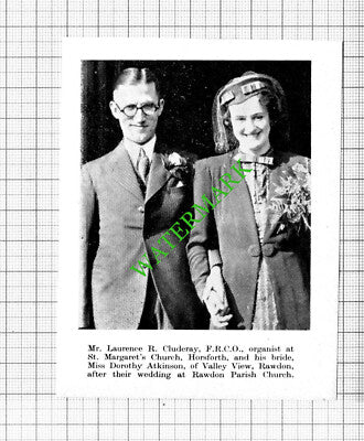 Fieldhouse Triffitt Rodley Marian Grace Yeadon / Cluderay Horsforth 1938 Cutting