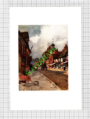 Town Clock Steyning Sussex - c.1913 Small Print