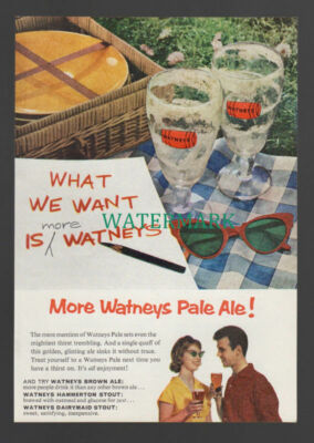C4152) Watneys Pale Ale - SMALL Vintage Magazine Advert
