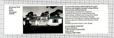 C7725) Branksome Park Poole Dorset / Thursley Surrey - 1989 House Advert