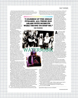 (X424) Nik Turner Hawkwind - 2015 Magazine Article