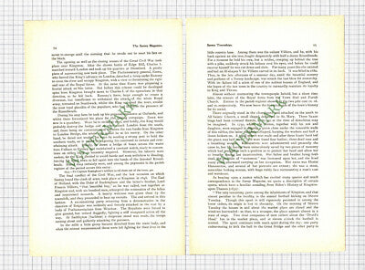 9076) Kingston Surrey - 1902 Article