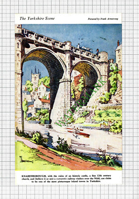 Knaresborough Frank Armstrong - 1962 Cutting / Print
