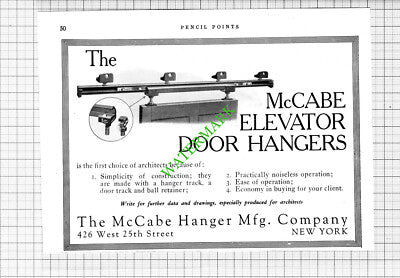 The McCabe Hanger Manufacturing Company New York Advert - 1926  Cutting
