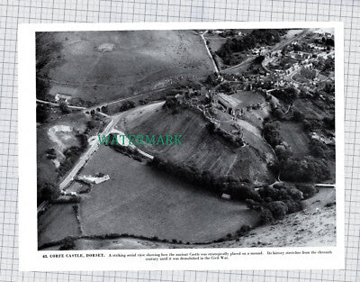 X1946) Corfe Castle Dorset / River Itchen Winchester  - 1960s Book Print