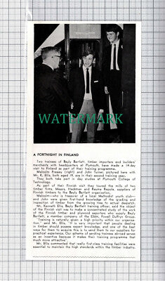 C5256) Kenneth Ellis Bayly Bartlett Timber Malcolm Pressey Plymouth 1968 Cutting