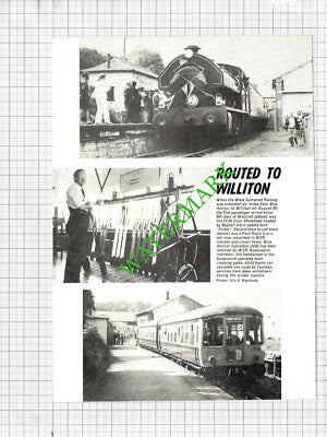 West Somerset Railway Williton Watchet Blue Anchor  - 1970s Cutting