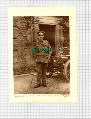 X1261) Sir Francis J Davies World War One WW1 - c.1916 Book Print