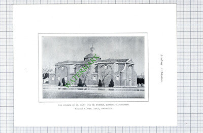 Rampton State Institute Notts Markham / Gorton Manchester Church 1928 Book Print