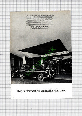 The Carlton Tower Hotel Cadogan Place London Advert - 1972