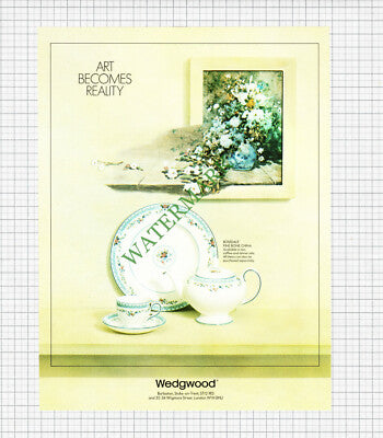 Wedgwood Rosedale ADVERT - 1982 Cutting
