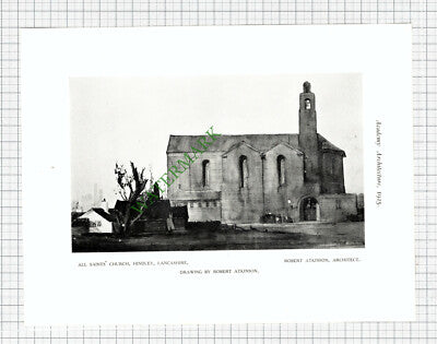 London Life Association  Curtis Green / Hindley Lancashire Church- 1925 Clipping