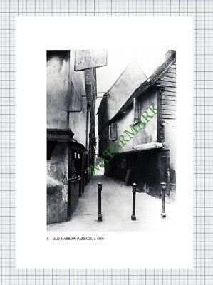 Kingston Upon Thames Old Harrow Passage - c.1970s Print