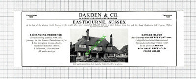 Eastbourne Sussex Meads House Sale Advert - 1966 Cutting