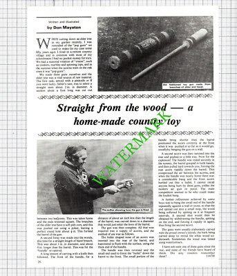 Don Mayston  Pop Gun Memories - 1979 Article