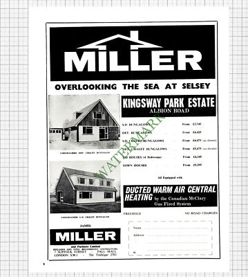 Selsey Sussex Miller Homes Kingsway Park Estate Albion Road  - c.1968 Cutting