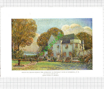 House Sparkhill New York Francis Keally Aymar Embury - 1926 Cutting / Print