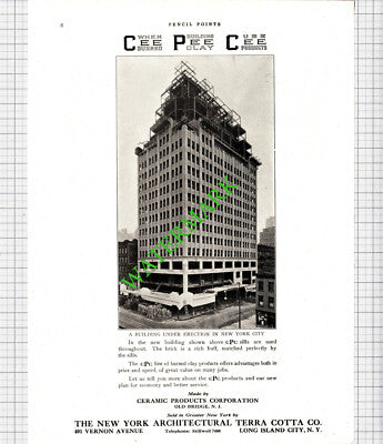 Montgomery Ward Building Kansas Celotex / CPC New York City - 1926 Advert