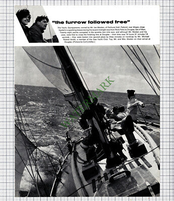 9426) Ian Maiden Fairhurst Hall Parbold Wigan Yacht Quinquereme - 1964 Cutting
