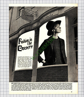 9420) Pamela Gowns Horsham Sussex Advert  - 1968 Cutting