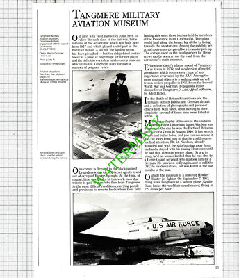 Tangmere Military Aviation Museum Sussex  - 1986 Cutting
