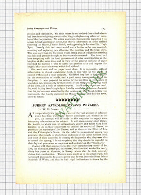 9074) Guildford Surrey  - 1900 Article