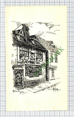 Neptune Inn Ipswich Suffolk - c.1946 Small Print
