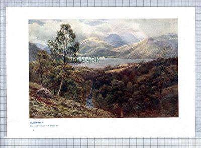 (8628) Ullswater A W Weedon  - c.1900 Print