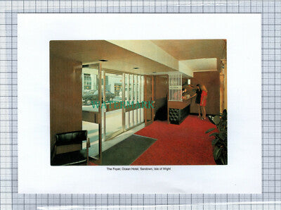 C4141) Ocean Hotel Sandown Isle of Wight Foyer / Izaak Walton Hotel Dovedale