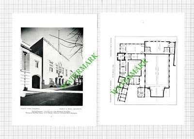 Dudley Public Buildings Harvey & Wicks Architect - 1929 Book Prints