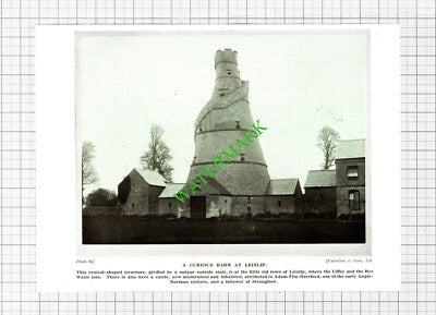 Leixlip Barn Ireland  - 1920s Cutting